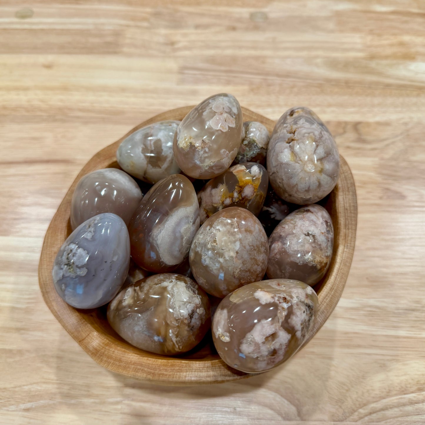 Flower Agate Eggs