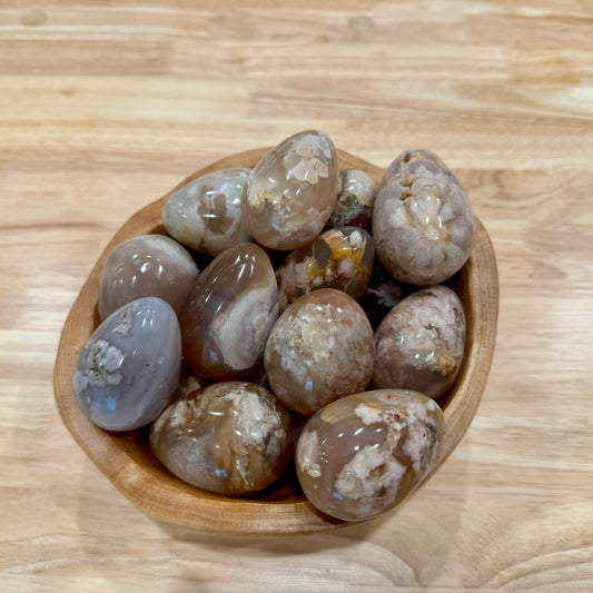 Flower Agate Eggs