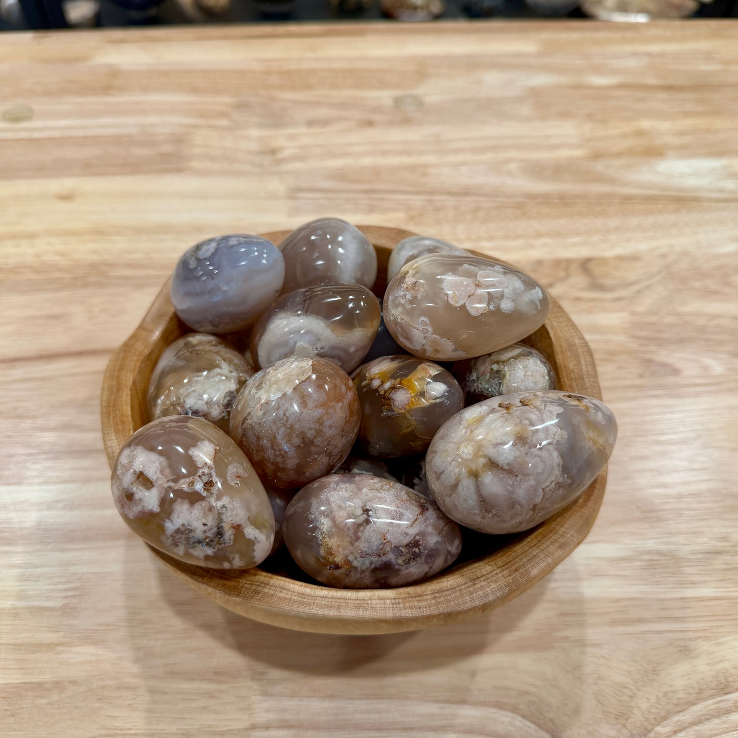 Flower Agate Eggs