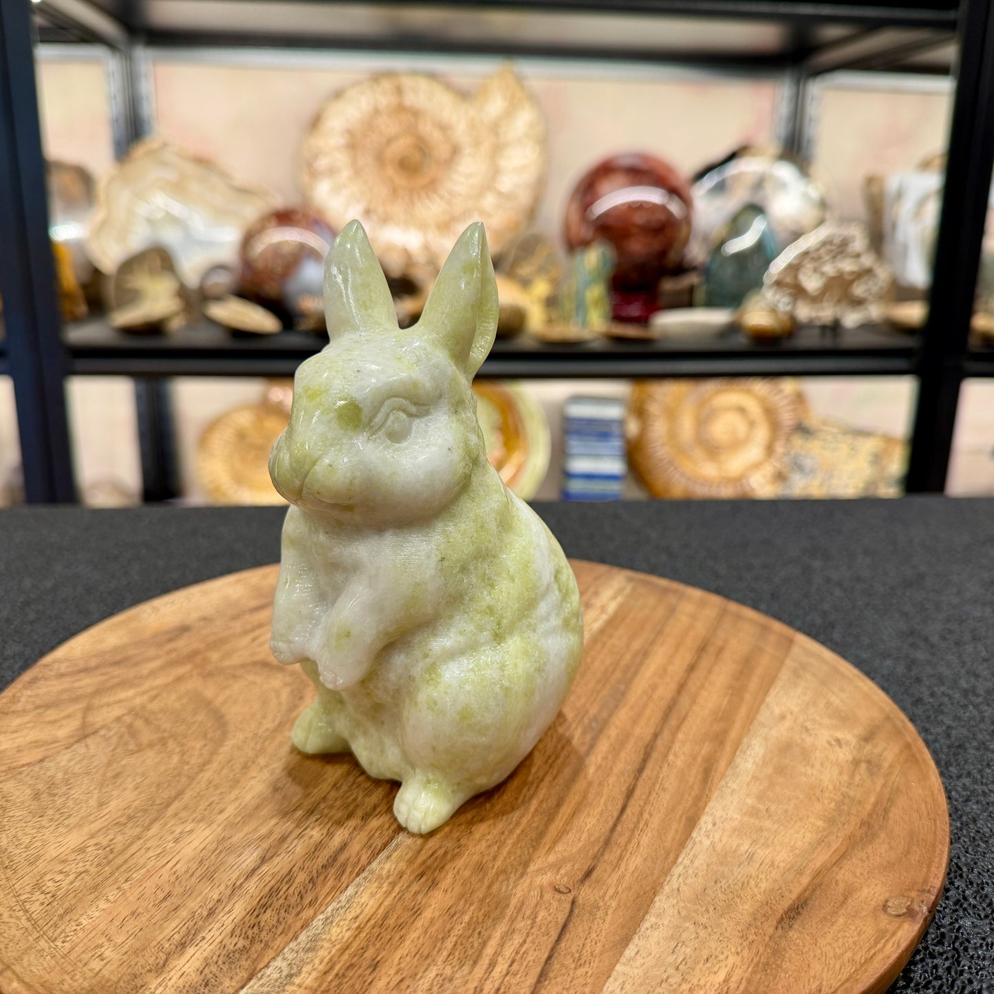 Hand-Carved Lantian Jade Rabbit