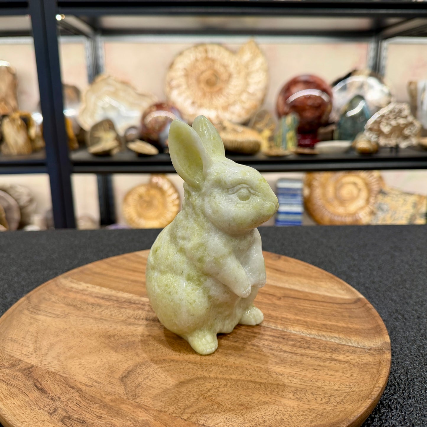 Hand-Carved Lantian Jade Rabbit