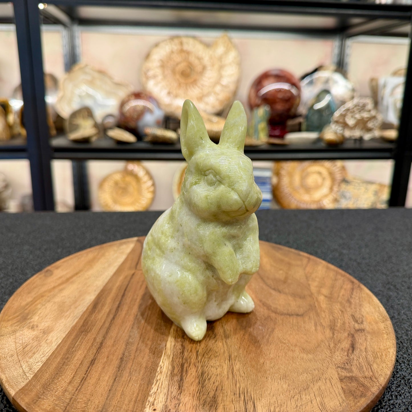 Hand-Carved Lantian Jade Rabbit