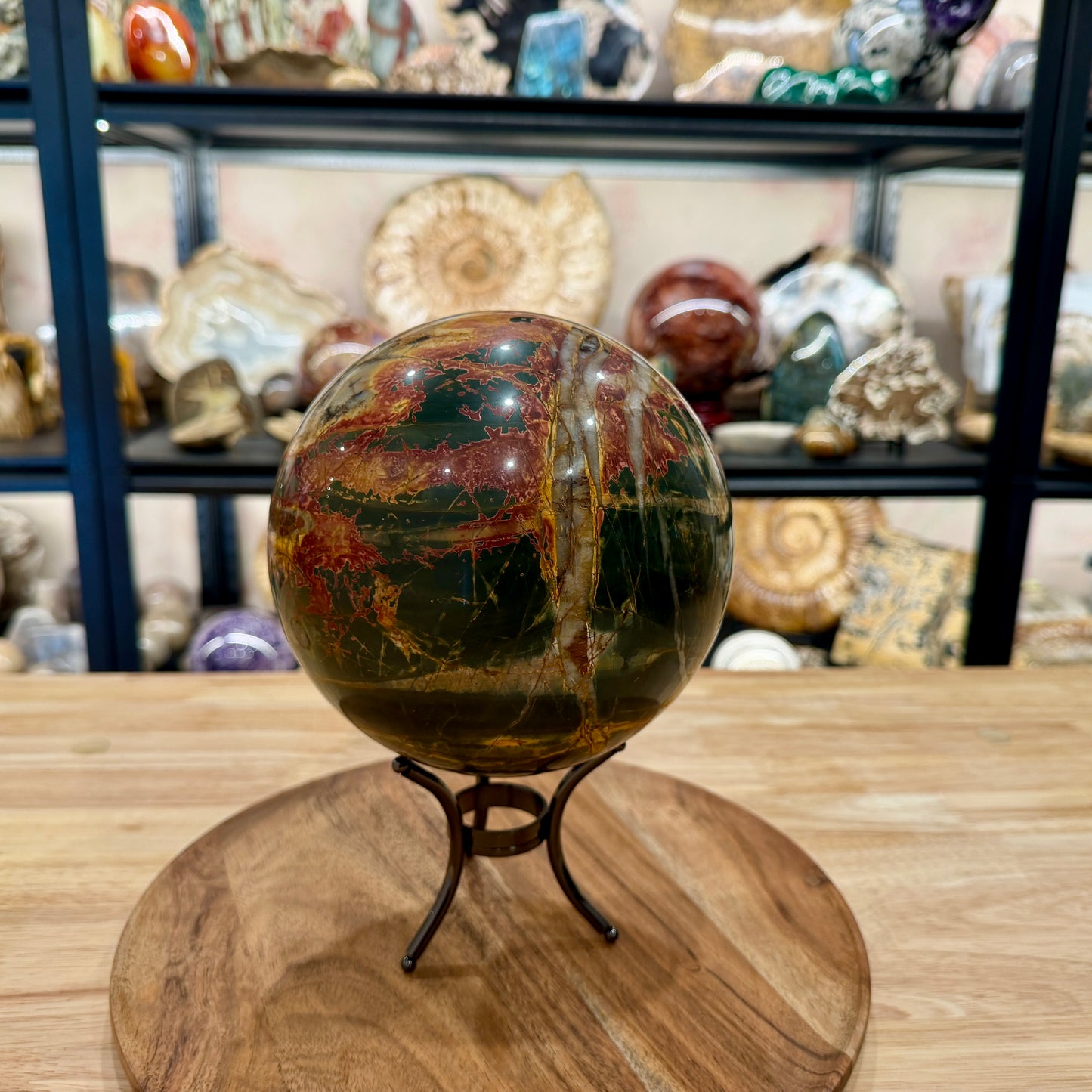 Reserve Cherry Creek Jasper Sphere 6.37"