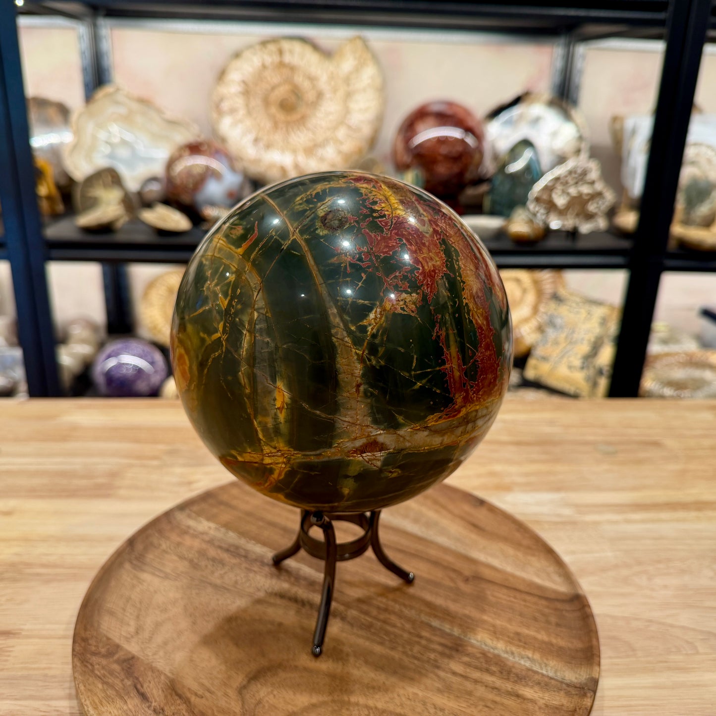 Reserve Cherry Creek Jasper Sphere 6.37"