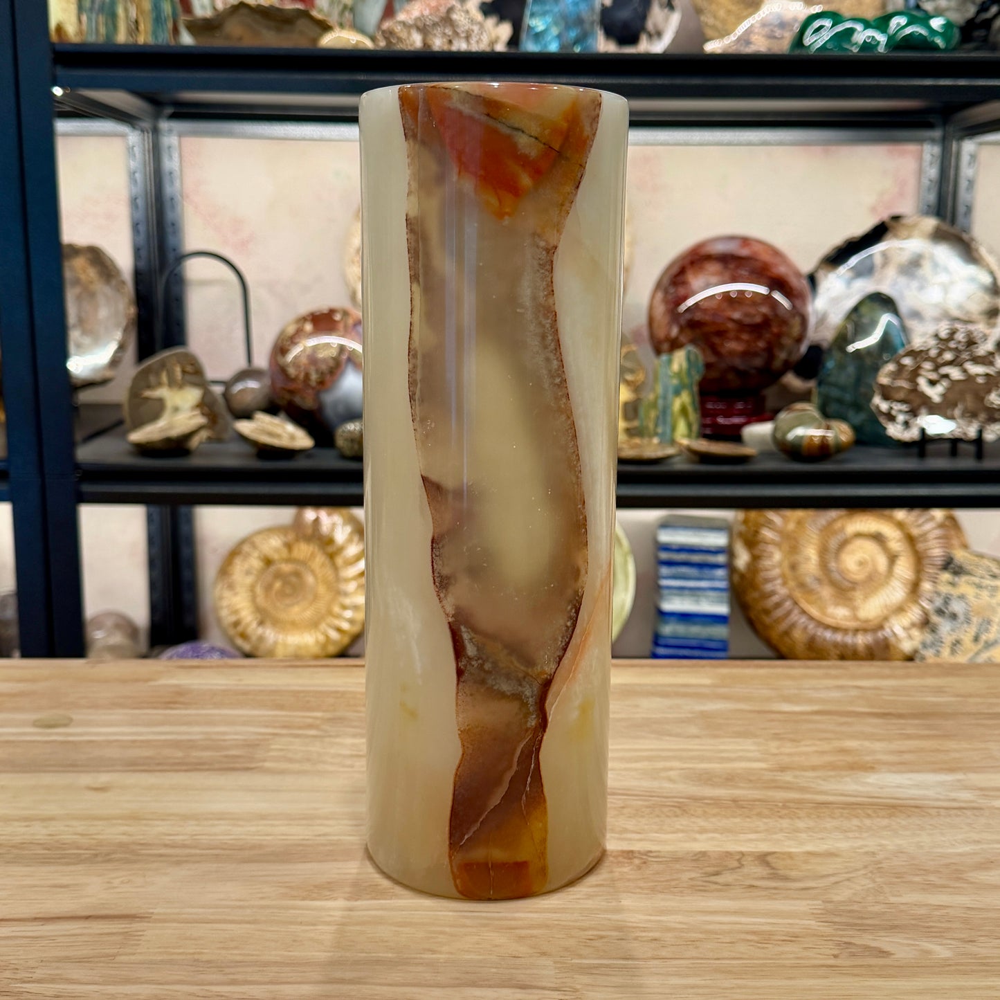 Banded Calcite Lamp | Pakistan Banded Onyx
