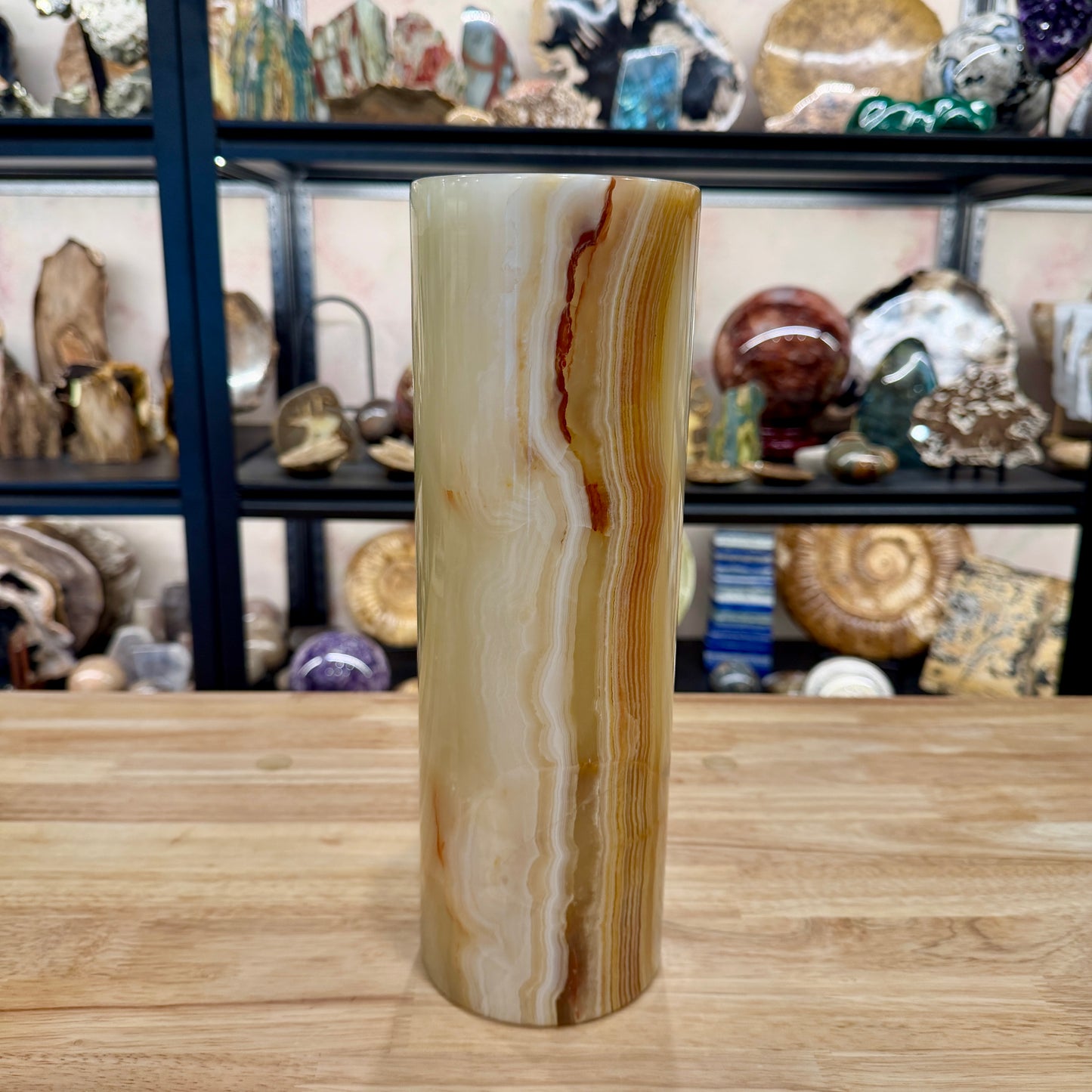 Banded Calcite Lamp | Pakistan Banded Onyx