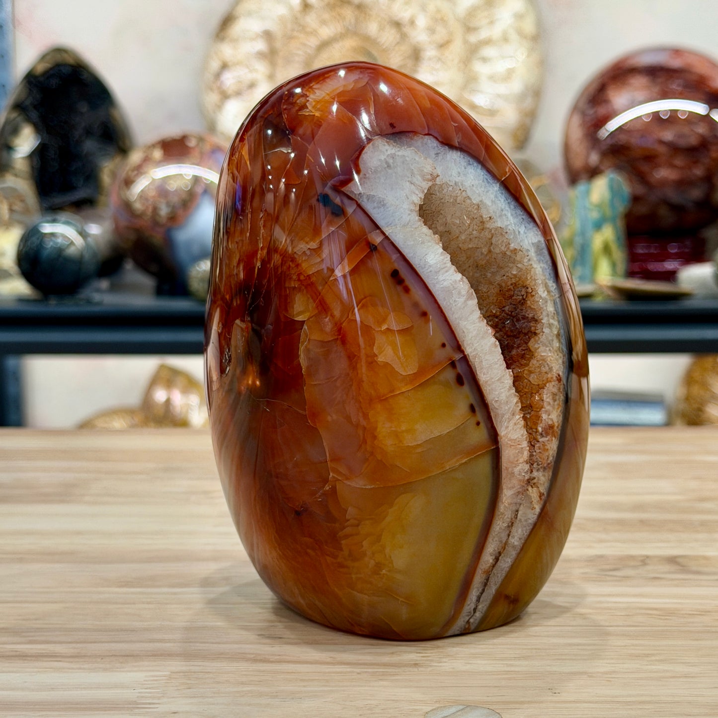 Reserve Carnelian Table Accent 6.5"