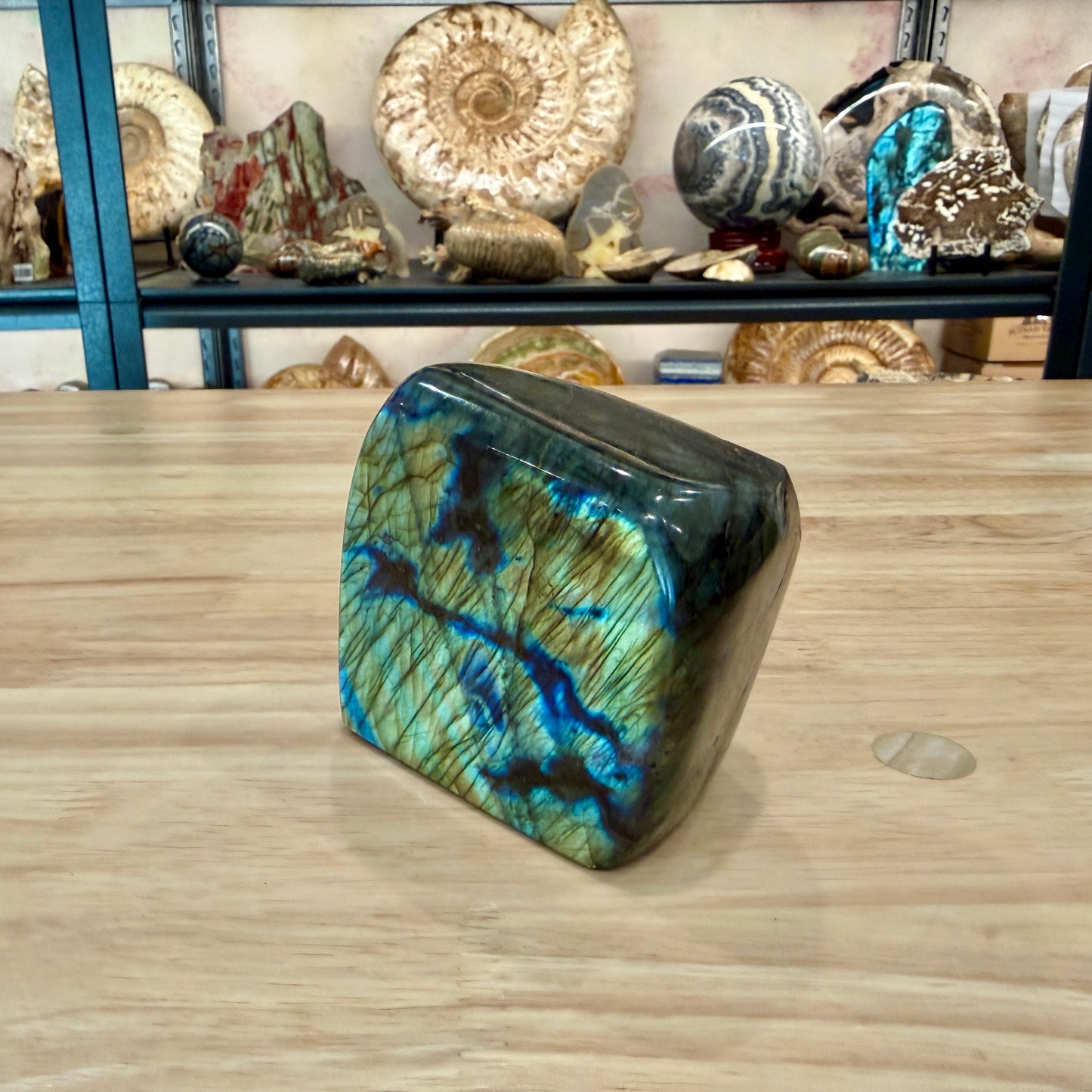 Reserve Rainbow Labradorite Table Accent 3.37"