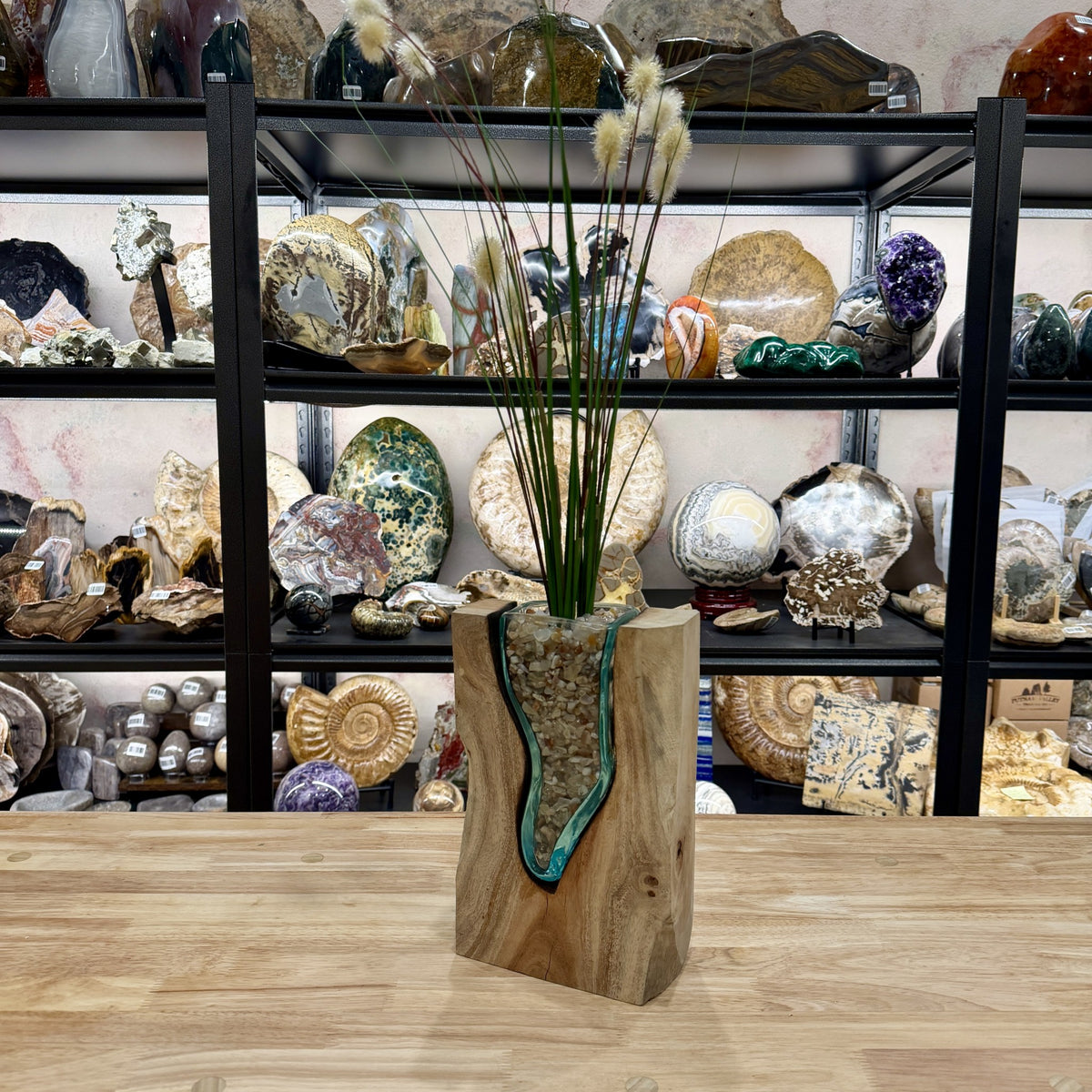 Flower Agate Polished Bowl & Vase Fill (1 lb)