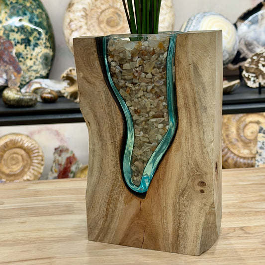 Flower Agate Polished Bowl & Vase Fill (1 lb)