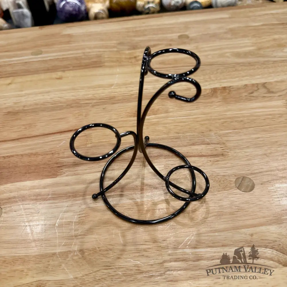3-Tier Metal Sphere Stand | Gunmetal - Display Stands