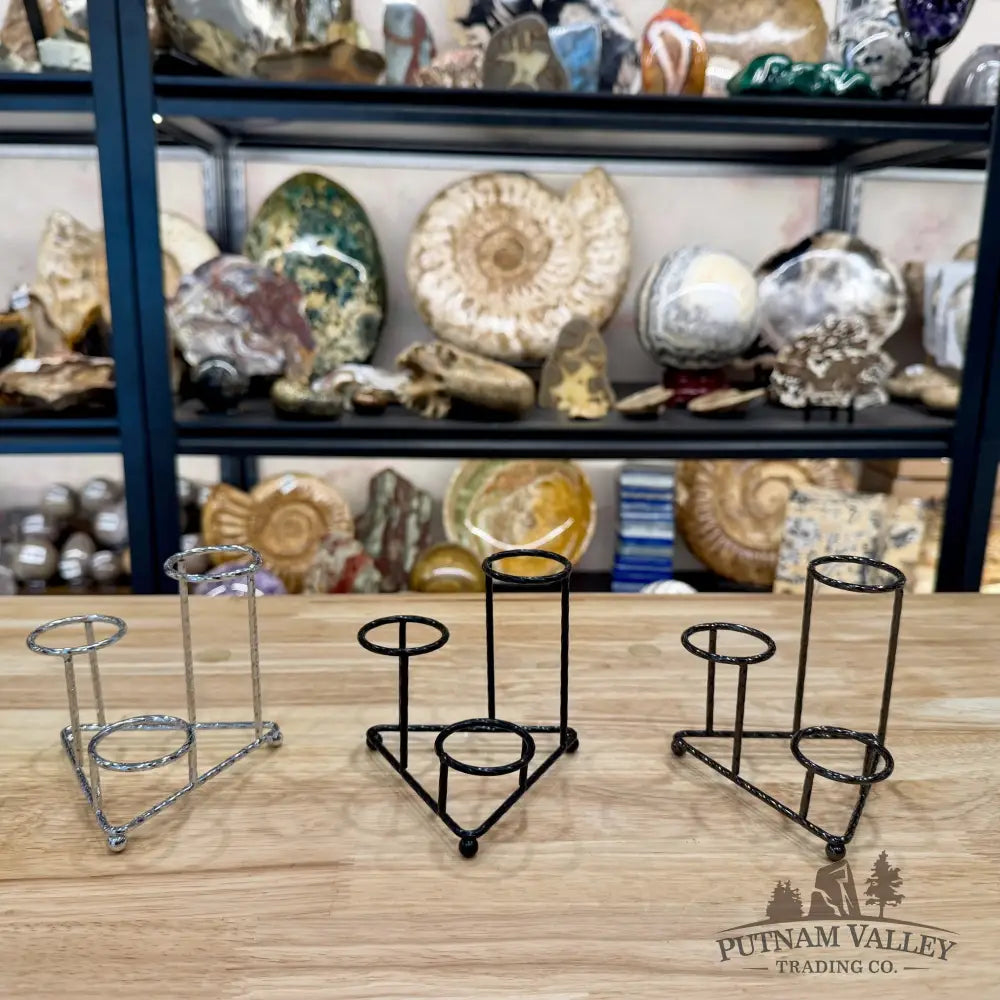 3-Tier Triangle Sphere Stand | Multiple Colors - Stands & Accessories