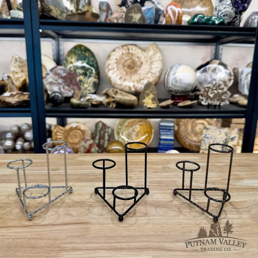 3-Tier Triangle Sphere Stand | Multiple Colors - Stands & Accessories