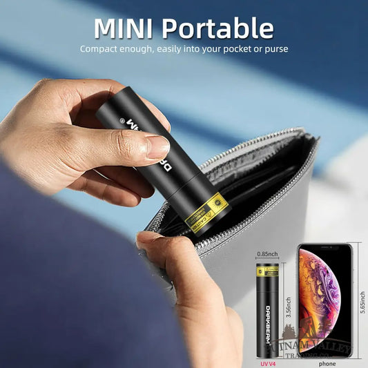 365nm UV Mini Flashlight (USB‑C Rechargeable) Accessory