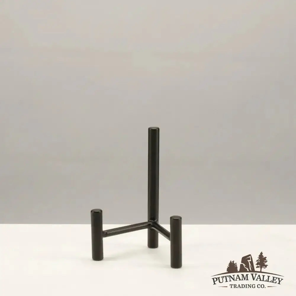 4” Black Metal 3 Prong Stand - Putnam Valley Trading Co.