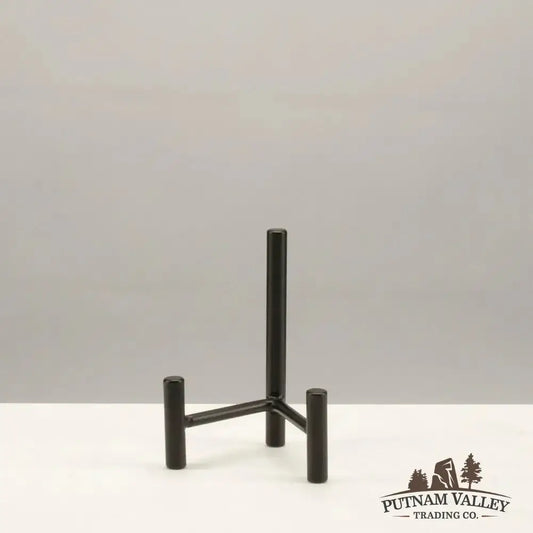 4” Black Metal 3 Prong Stand - Putnam Valley Trading Co.
