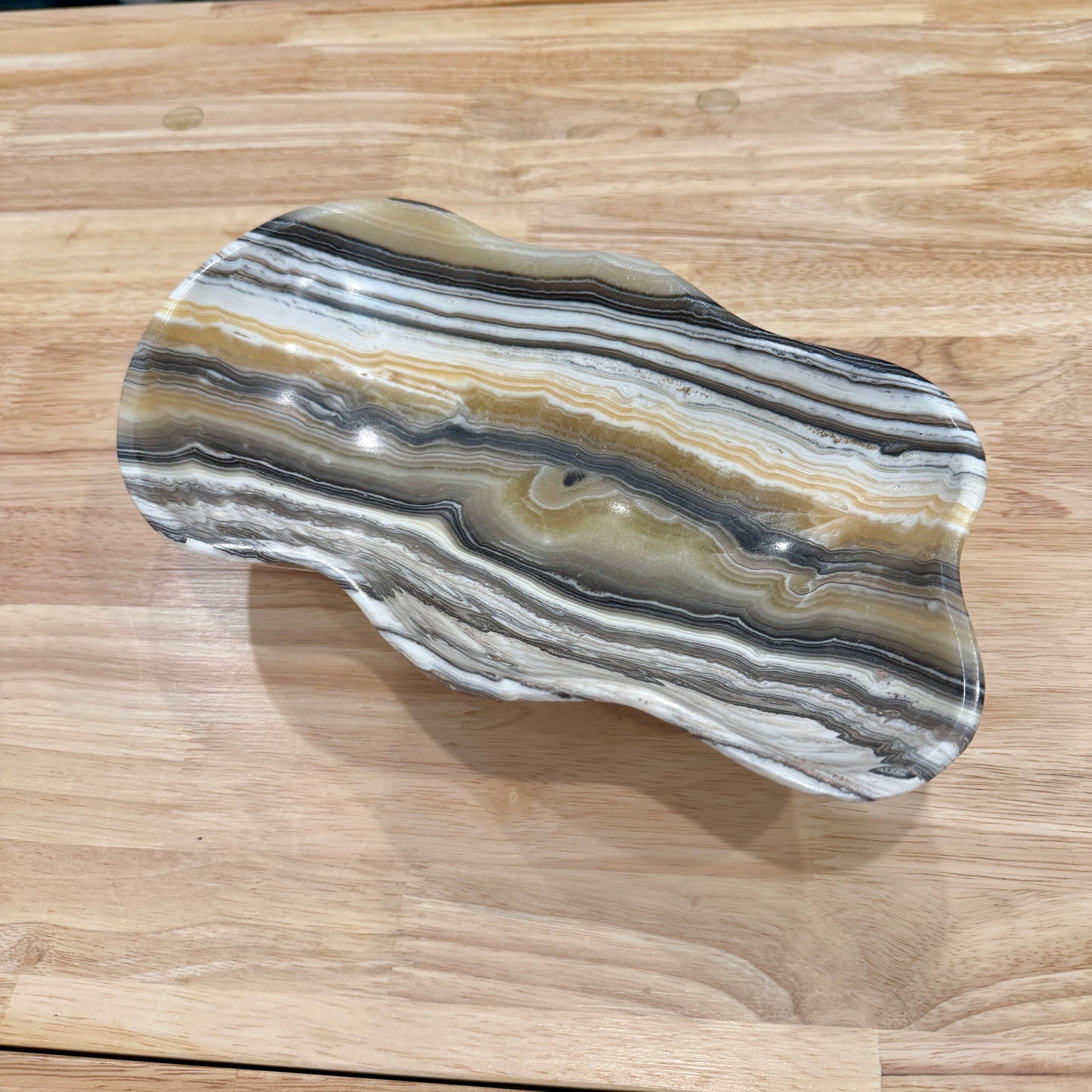 Reserve Mexican Zebra Onyx Bowl 11"