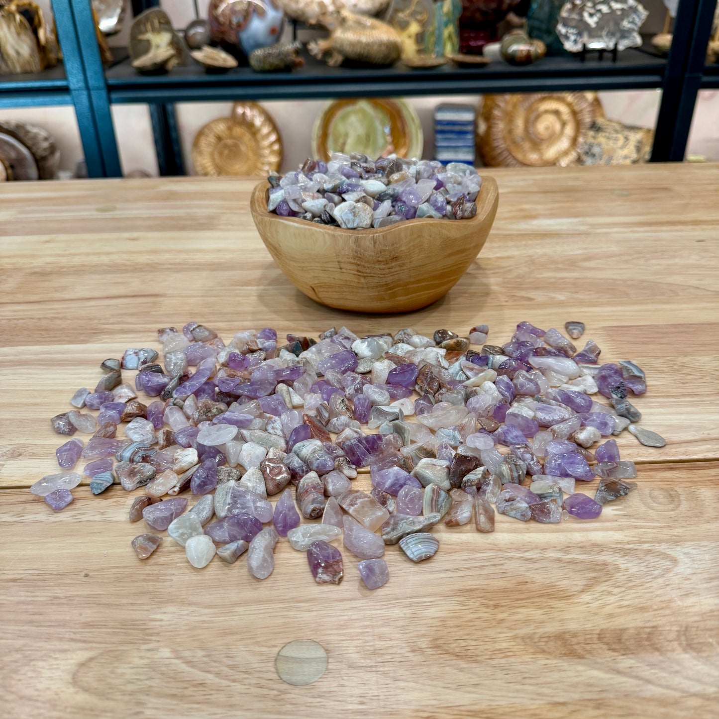 Tumbled Amethyst Agate (½ lb) | Freeform