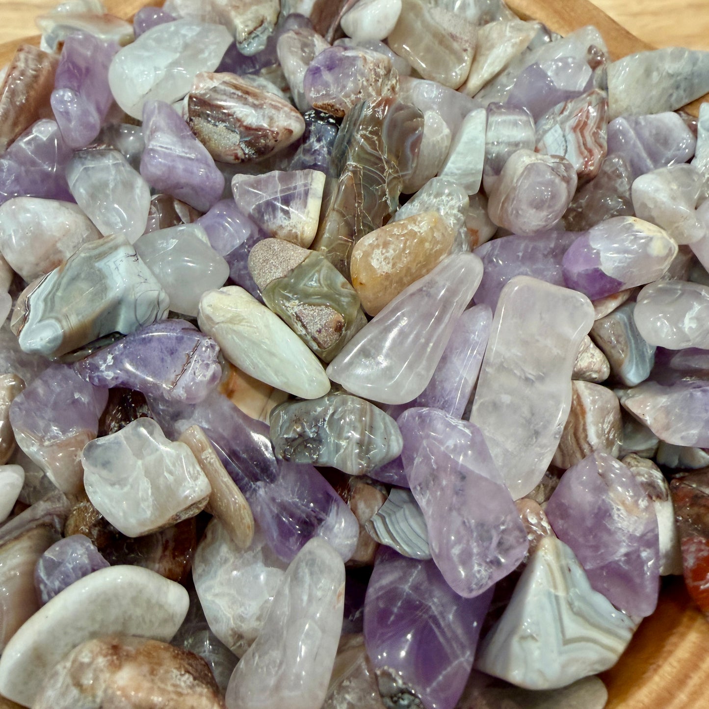 Tumbled Amethyst Agate (½ lb) | Freeform
