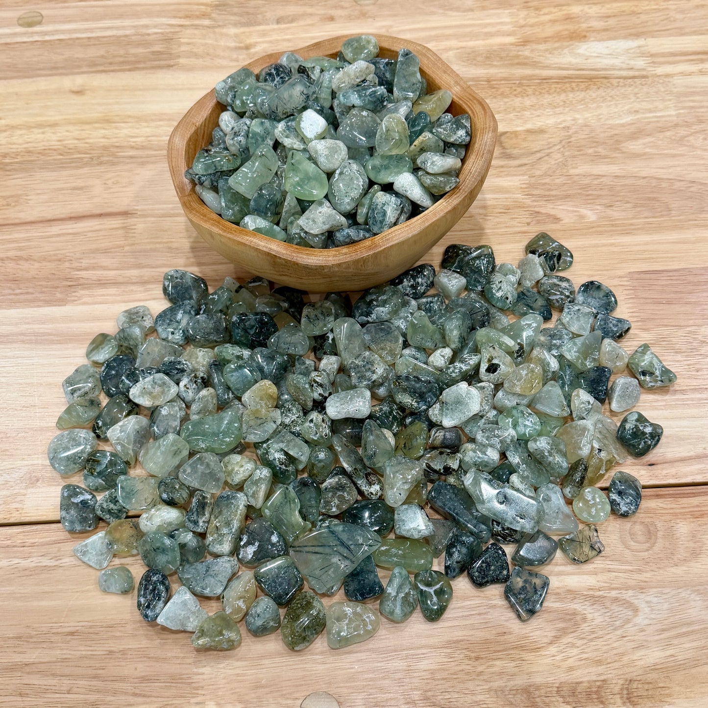 Tumbled Prehnite (½ lb) | Freeform
