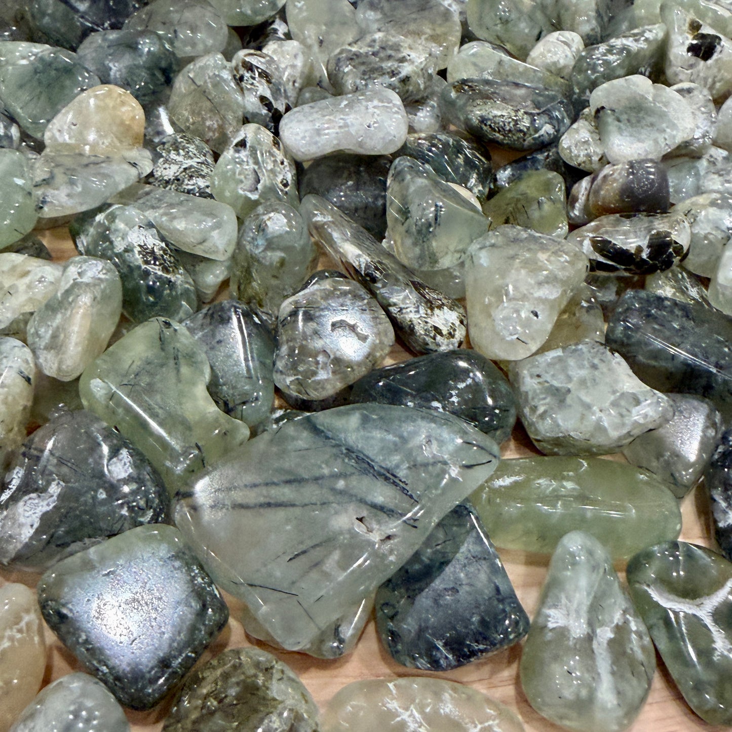 Tumbled Prehnite (½ lb) | Freeform