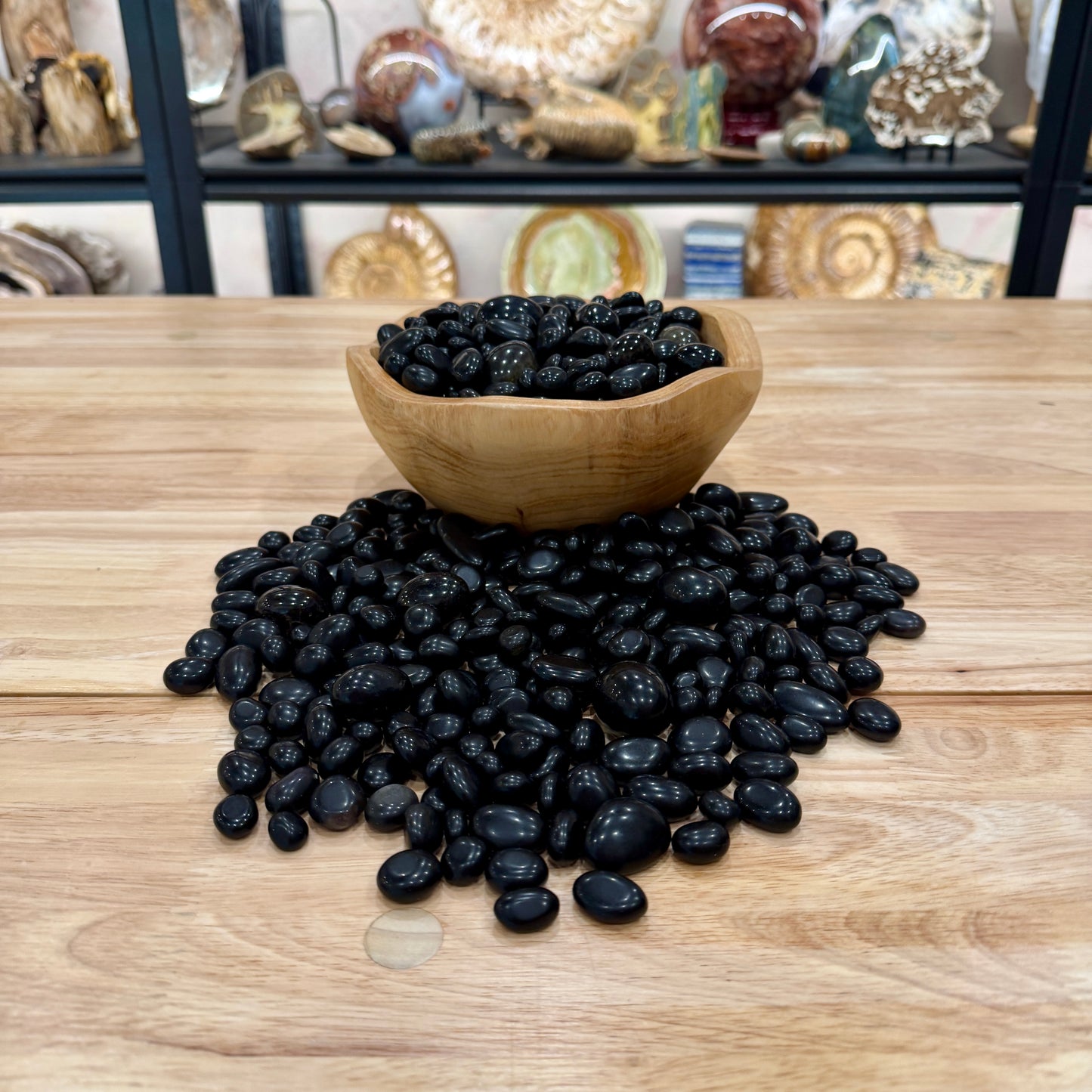 Tumbled Black Obsidian (½ lb)