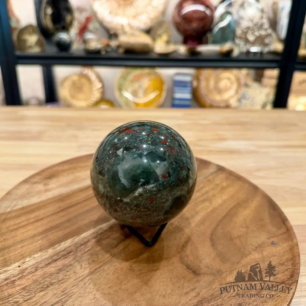 African Blood Jasper Sphere 3.42’’ - Sphere
