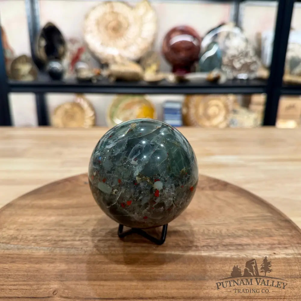 African Blood Jasper Sphere 3.42’’ - Sphere