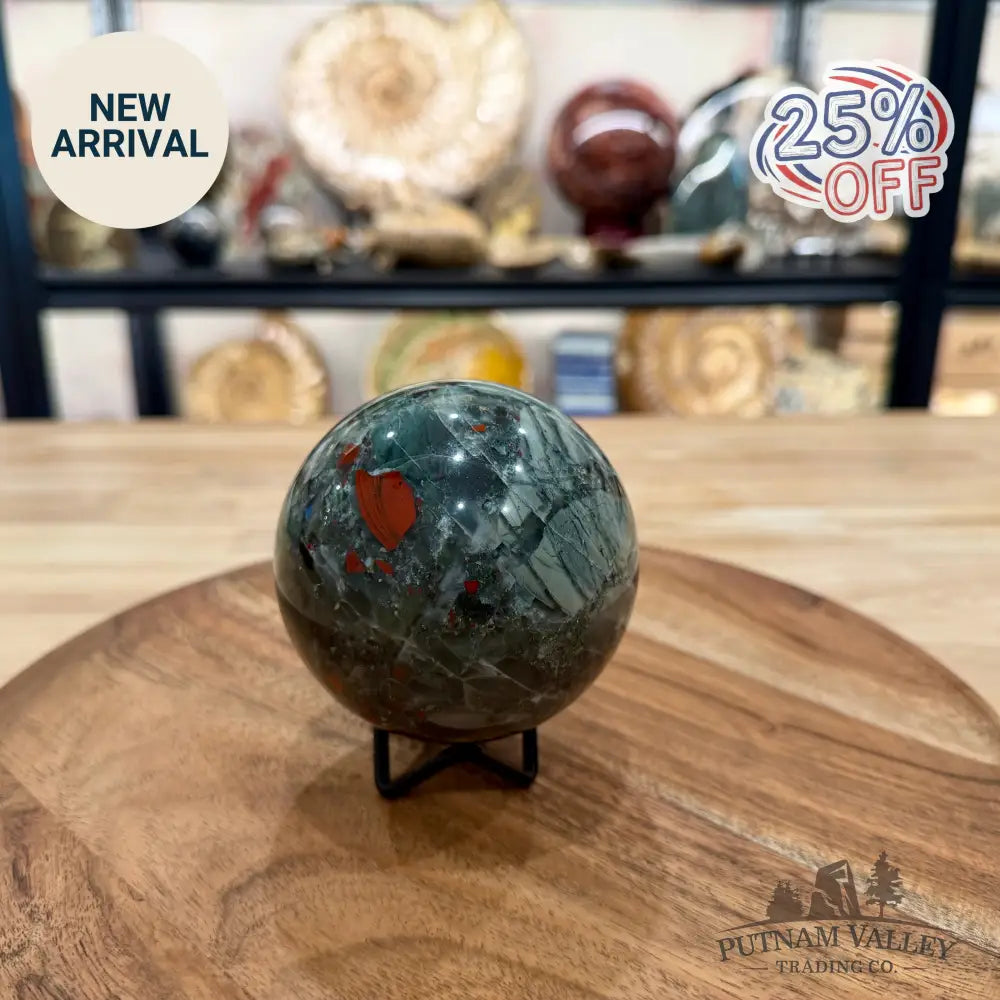 African Blood Jasper Sphere 3.42’’ - Sphere