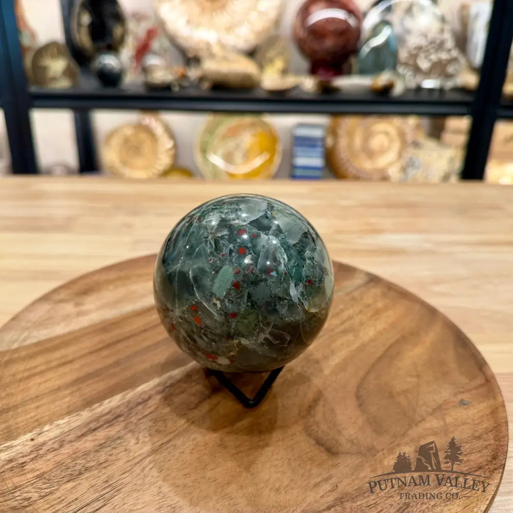 African Blood Jasper Sphere 3.42’’ - Sphere