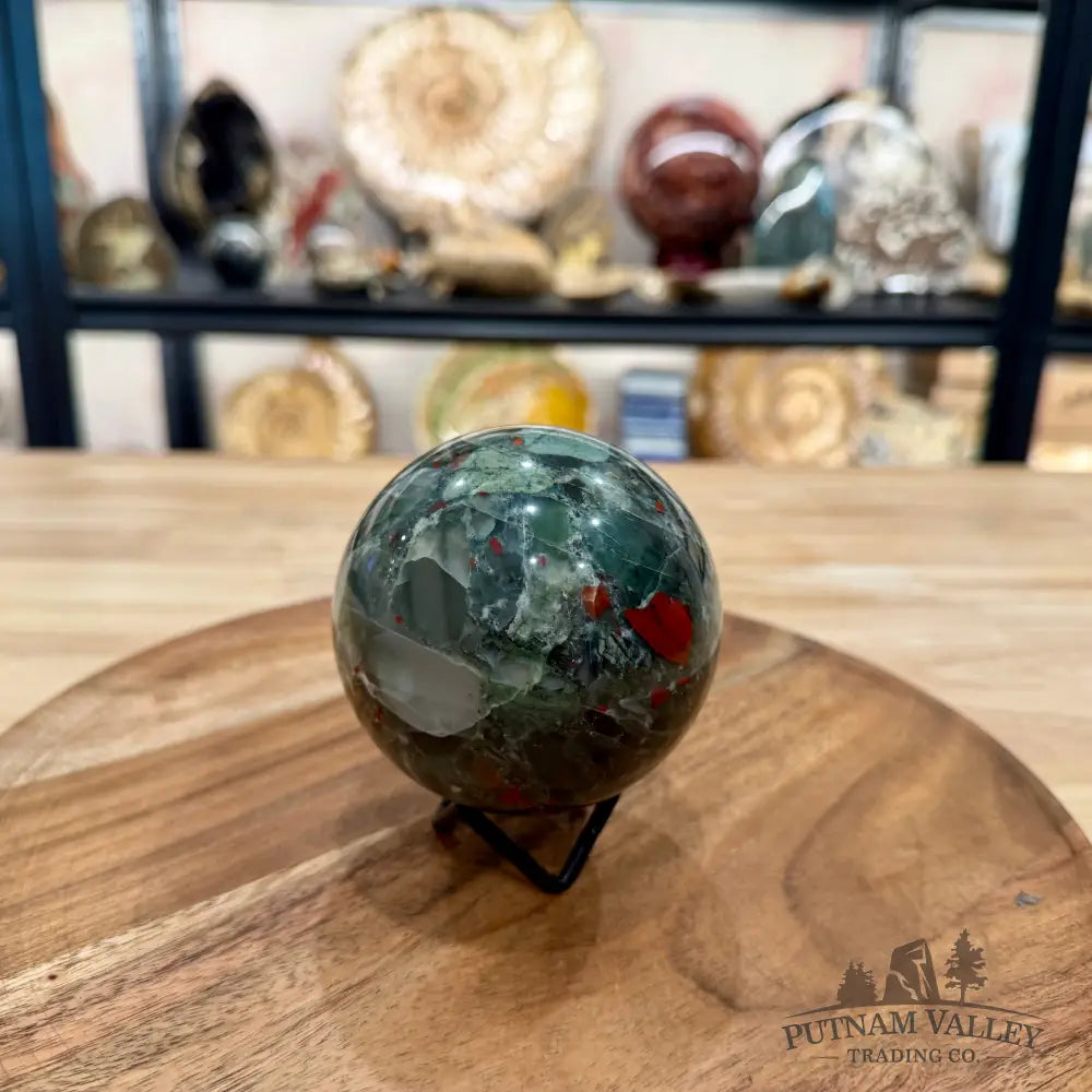 African Blood Jasper Sphere 3.42’’ - Sphere