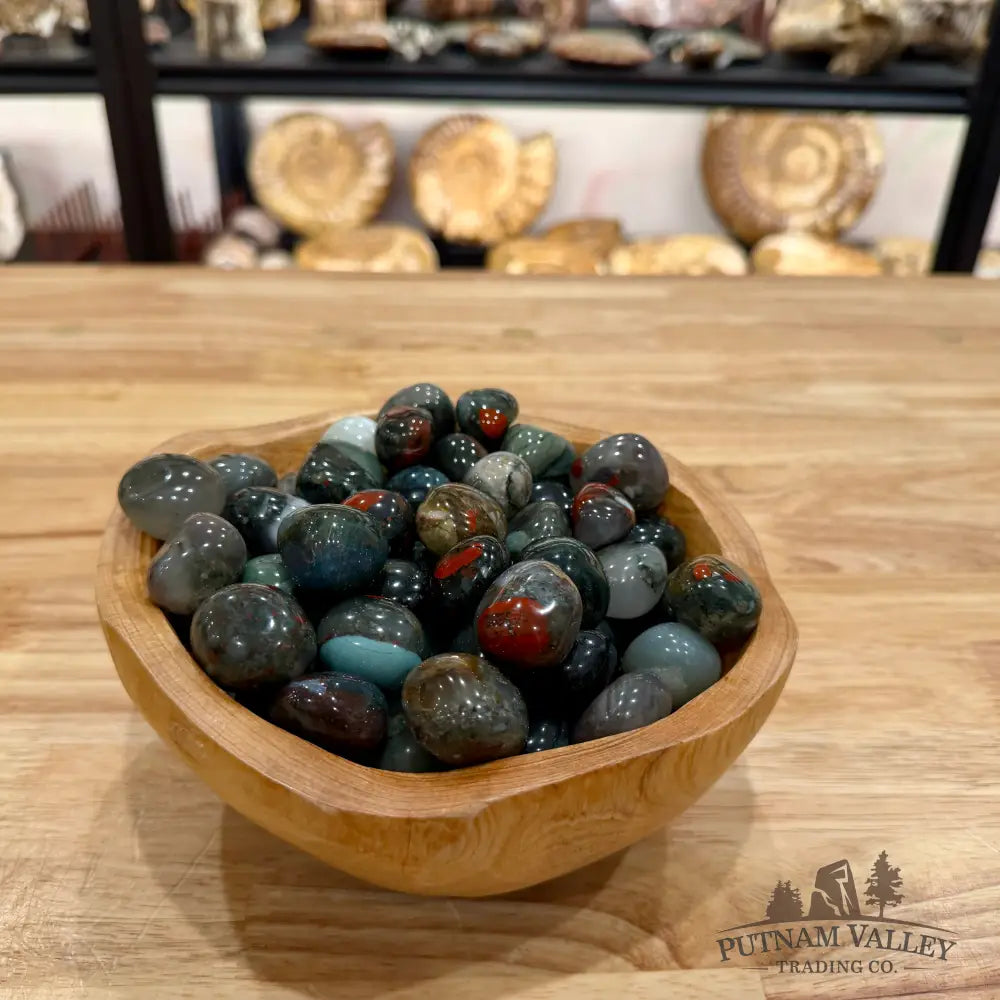 Tumbled African Blood Jasper (½ lb) Tumbled Stone