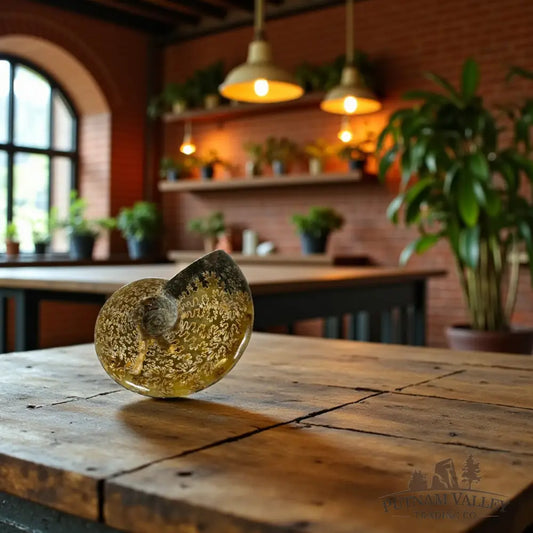 Agatized Ammonite Fossil Fossil Specimen