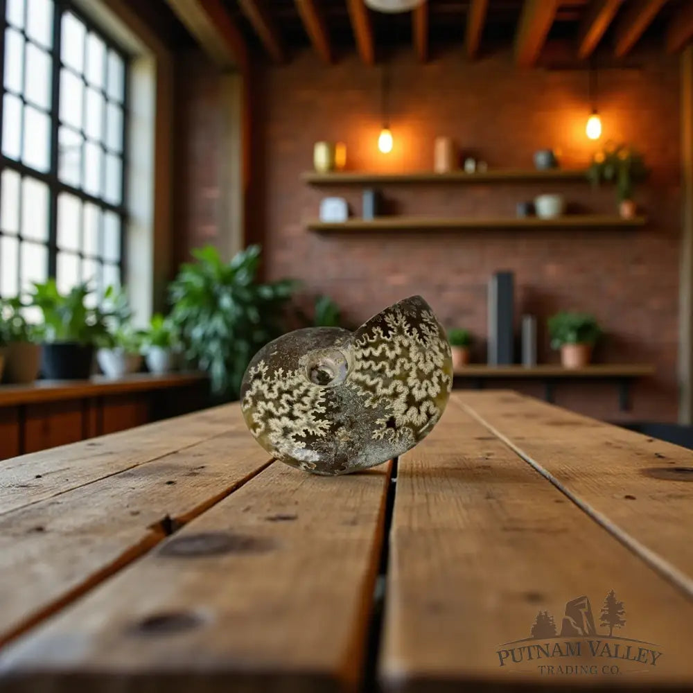 Agatized Ammonite Fossil Fossil Specimen