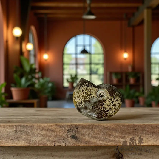 Agatized Ammonite Fossil Fossil Specimen