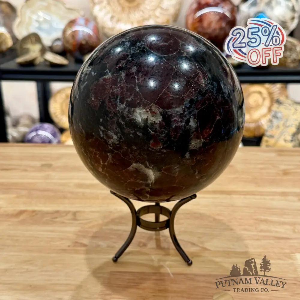 Almandine Garnet Sphere 6.6’’ - Sphere
