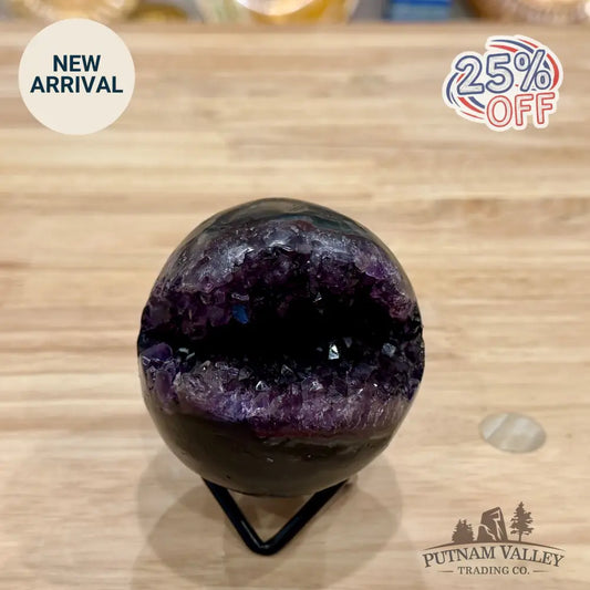 Amethyst Geode Sphere 2.82’’ - Accent