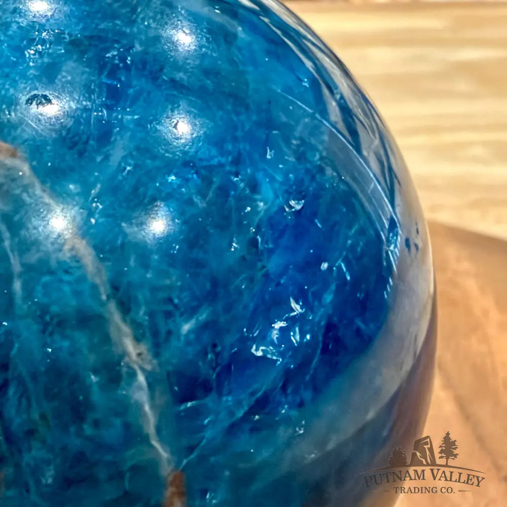 Artisan’s Revival Blue Apatite Sphere 2.93’’ | Madagascar - Sphere