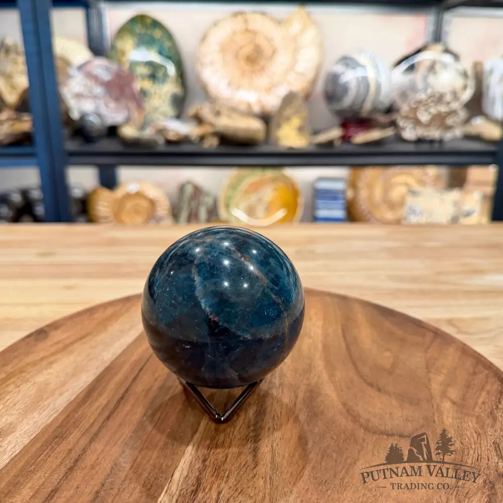 Artisan’s Revival Blue Apatite Sphere 2.93’’ | Madagascar - Sphere