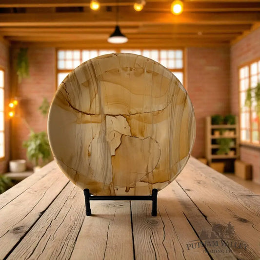 Artisan’s Revival Burma Teak Marble Bowl 12’’ Bowl