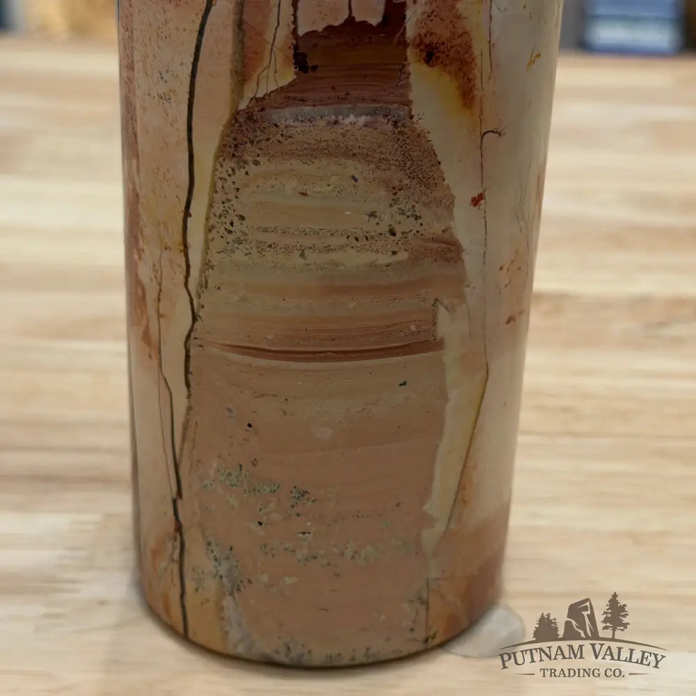 Artisan’s Revival Chinese Picture Jasper Pen Holder 5’’ 1.46 - Vase