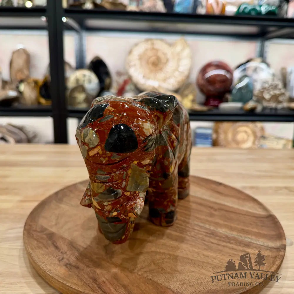 Artisan’s Revival Hand-Carved Longken Jade Elephant - Sculpture