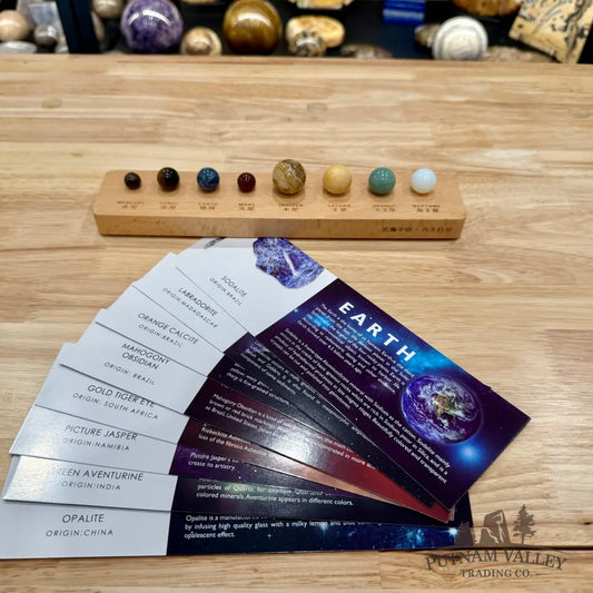 Artisan’s Revival Solar System Stone Desk Display - Display Box