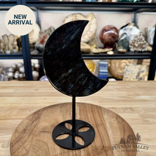Astrophyllite Moon + Stand 9.75’’ - Moon