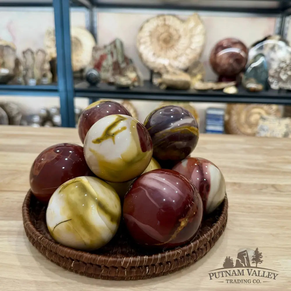 Australian Mookaite Jasper Spheres | In Select Sizes - Sphere