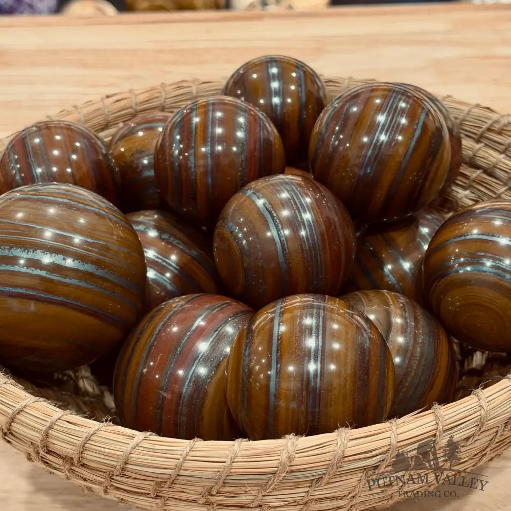 Tiger Iron Spheres | In Select Sizes - Sphere