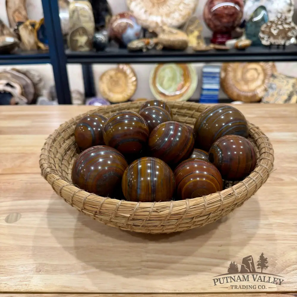 Tiger Iron Spheres | In Select Sizes - Sphere