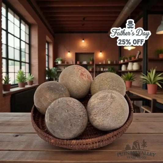 Authentic Fossilized Dinosaur Bone Spheres - Putnam Valley Trading Co.