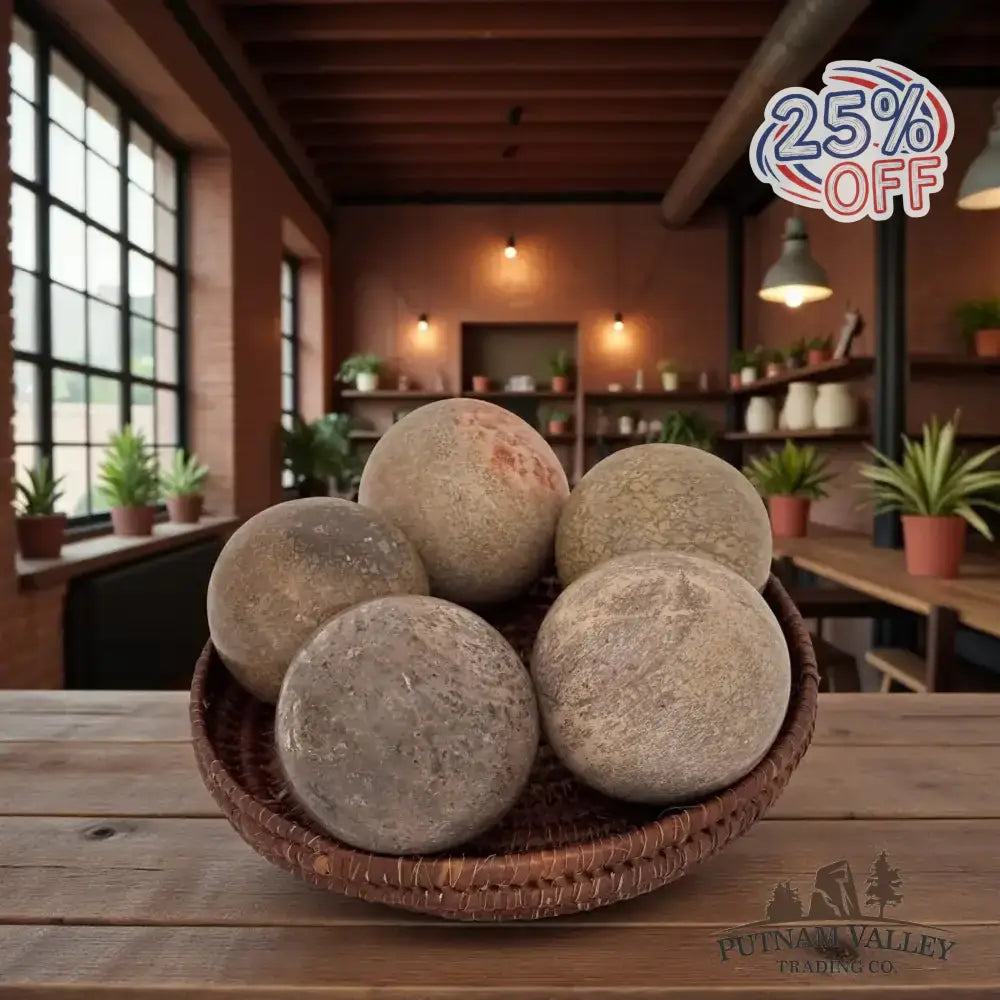 Authentic Fossilized Dinosaur Bone Spheres - Putnam Valley Trading Co.