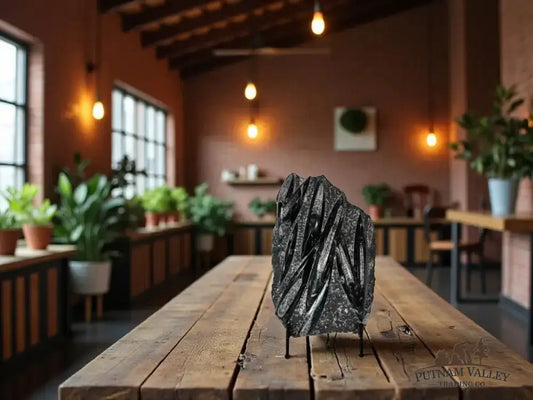 Authentic Orthoceras Fossil Slab Detail View - Putnam Valley Trading